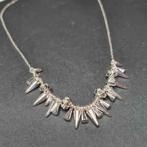 Spike Necklace - Silver